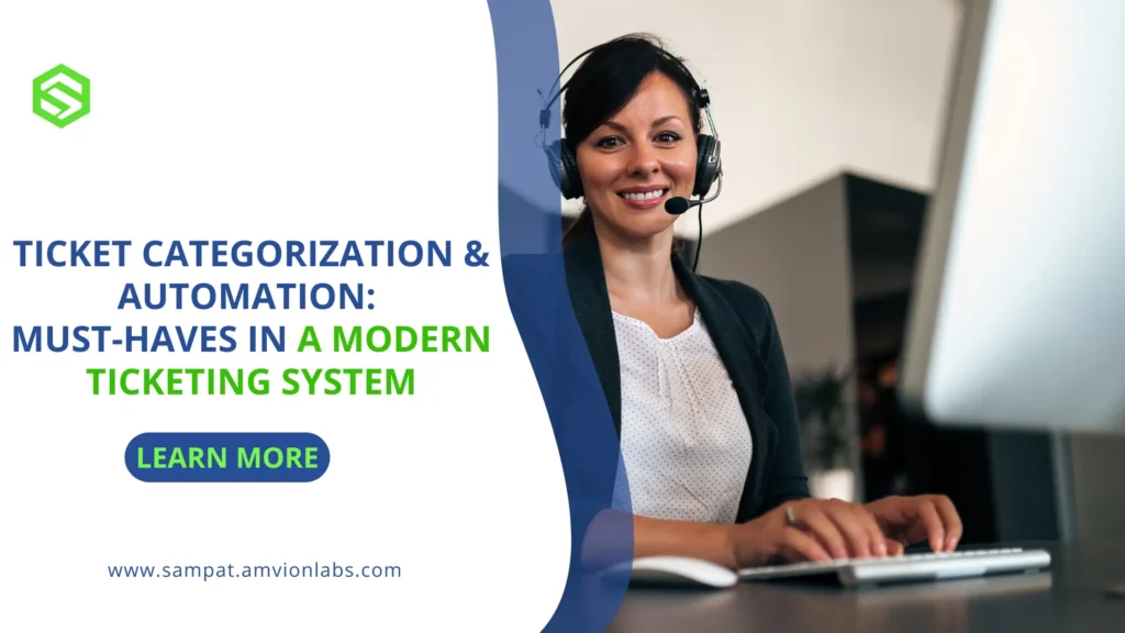 Ticket categorization and automation in modern ticketing system