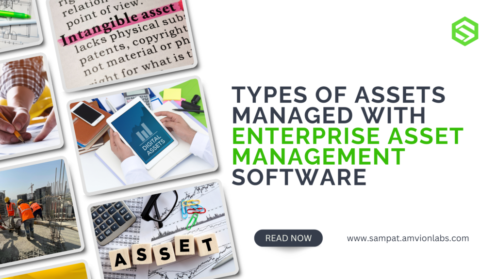 Different type of asset managed by enterprise asset management software